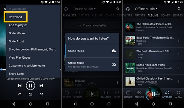 Download Music from Amazon on Android Phone