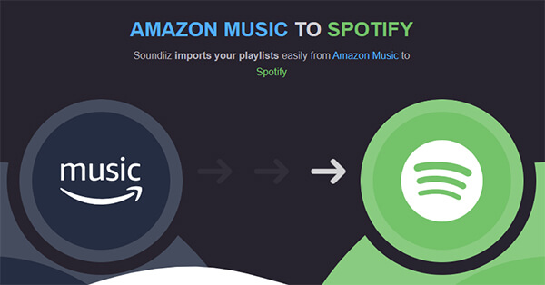 Transfer Amazon Music to Spotify with Soundiiz
